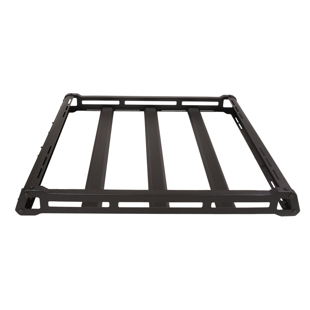 TrailFX JRB001T Roof Rack for Jeep Wrangler JL & JT – Heavy Duty Aluminum Gutter Mount Cargo Carrier
