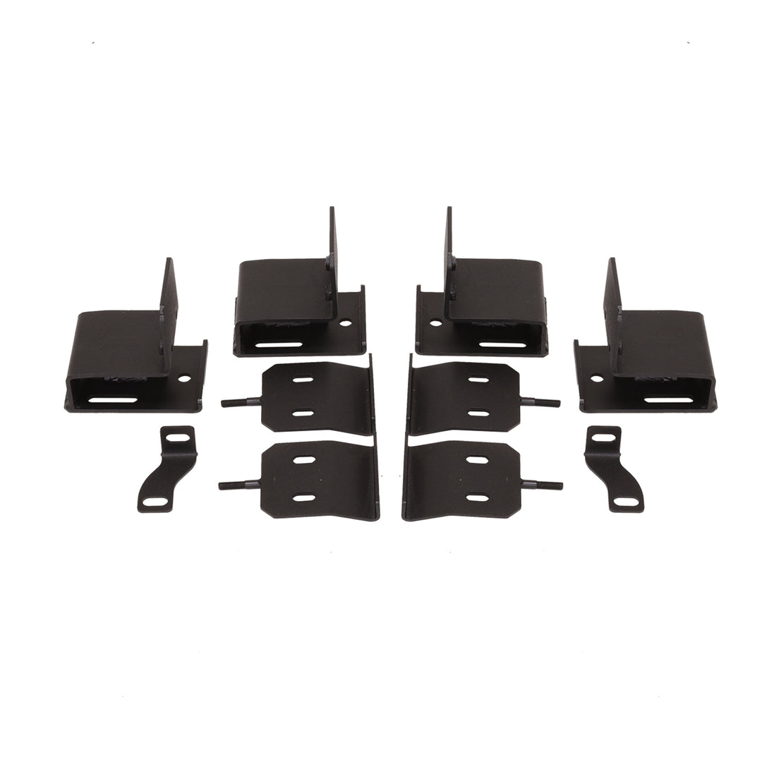 TrailFX JRB001T Roof Rack for Jeep Wrangler JL & JT – Heavy Duty Aluminum Gutter Mount Cargo Carrier