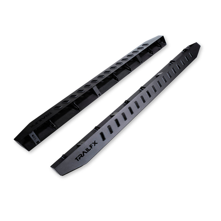 TrailFX ORB015 Overland Running Boards for Toyota Tundra 2022-2025 – Black Matte Powder Coated Steel Side Steps