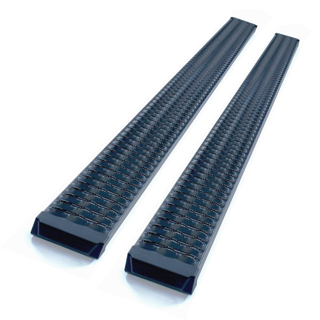 TrailFX RBA019TI Titanium Black Powder Coated Aluminum Running Board for Silverado and Sierra 1500, 2500 HD, 3500 HD