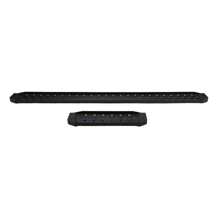 TrailFX RBV10B Black Powder Coated Running Boards for Mercedes-Benz Sprinter 1500