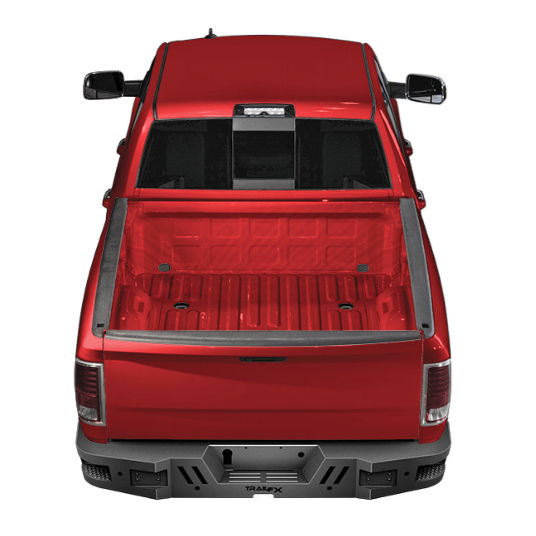 TrailFX RHDB002TI Steel Bumper for Ram 2500 and 3500 (2012-2016) with Light Cutouts and OEM Hitch Compatibility