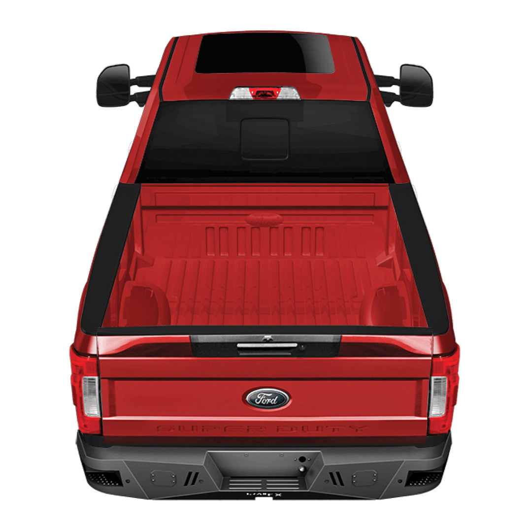 TrailFX RHDB006TI One-Piece Black Powder Coated Bumper with Lighting Ports for Ford Super Duty (2017-2021)