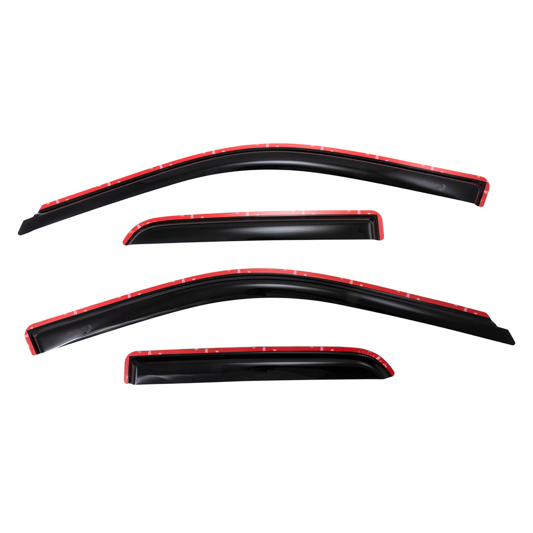 TrailFX 4101IC Rainguard Smoke Acrylic Window Vents for Ram 1500 Models