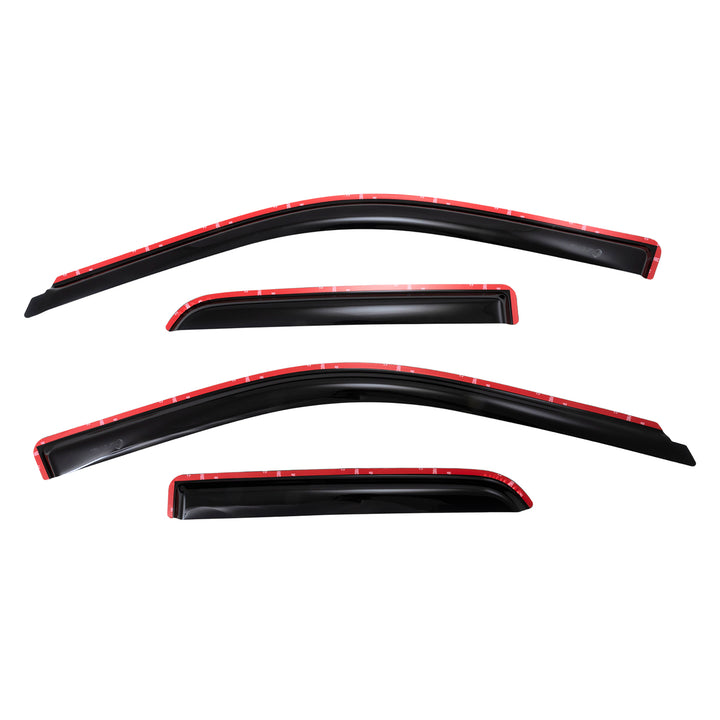 TrailFX 4101IC Rainguard Smoke Acrylic Window Vents for Ram 1500 Models