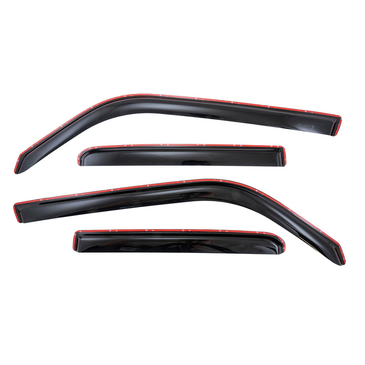 TrailFX DXTX 4242IC Rainguard Smoke Window Vents for Toyota 4Runner