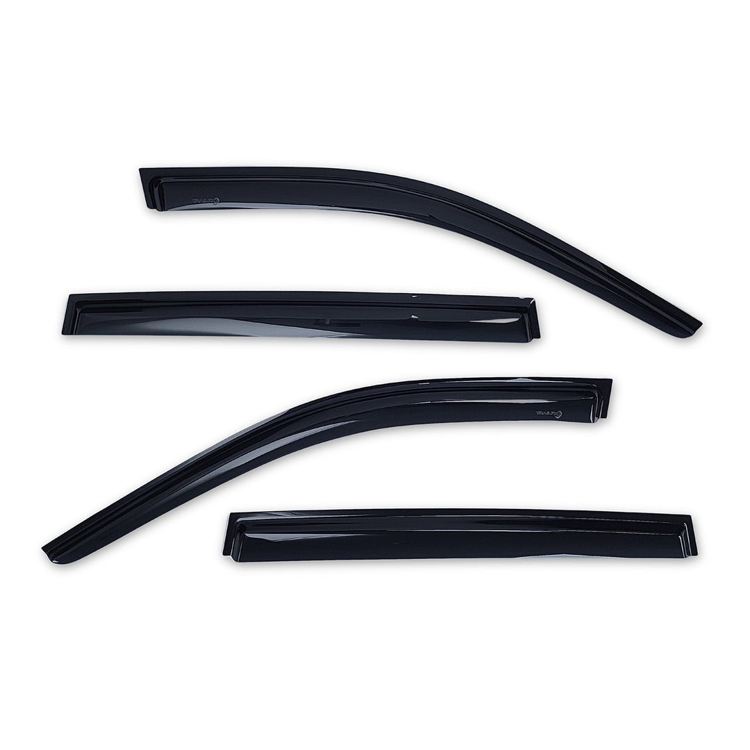 TrailFX Rainguard Window Vents for Jeep Grand Cherokee (Set of 4) – Smoke Acrylic