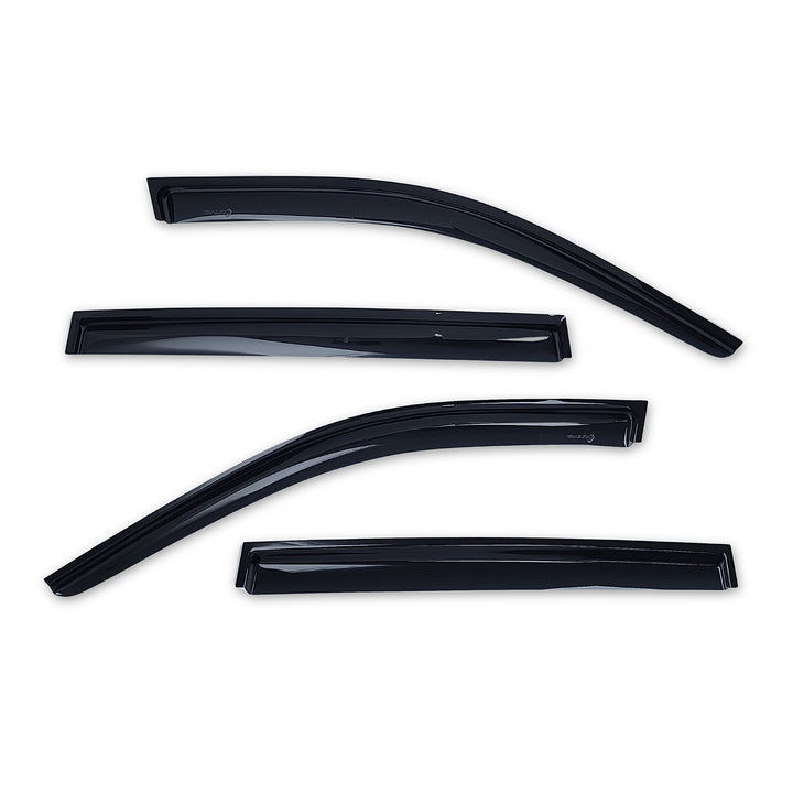 TrailFX Rainguard Window Vents for Jeep Grand Cherokee (Set of 4) – Smoke Acrylic