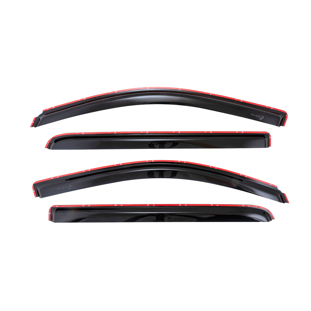 TrailFX Rainguard Smoke In-Channel Window Vents for Silverado and Sierra (Part #4536IC)