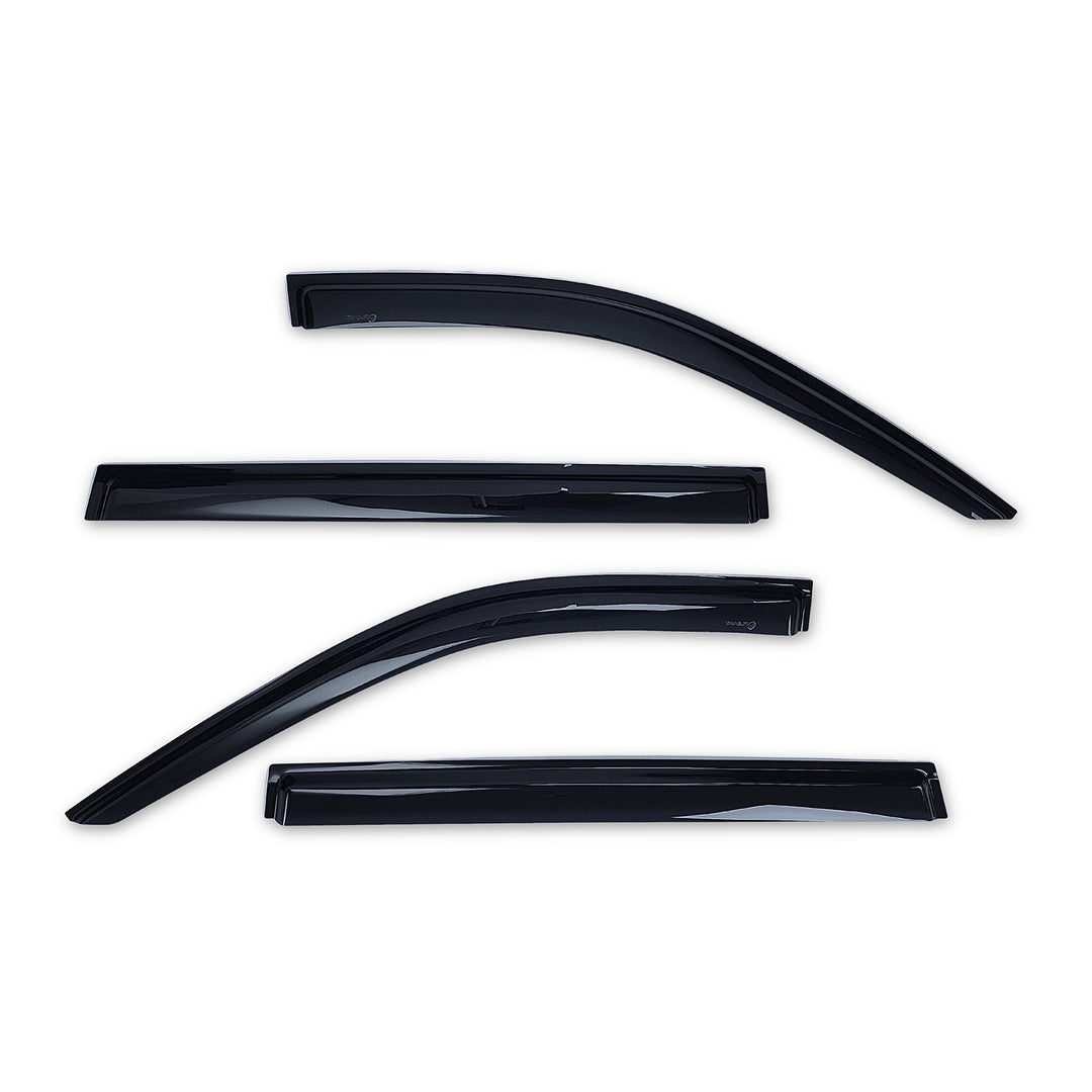 TrailFX DXTX4706H Rainguard Smoke Window Vents for Chevrolet Tahoe, GMC Yukon, Cadillac Escalade