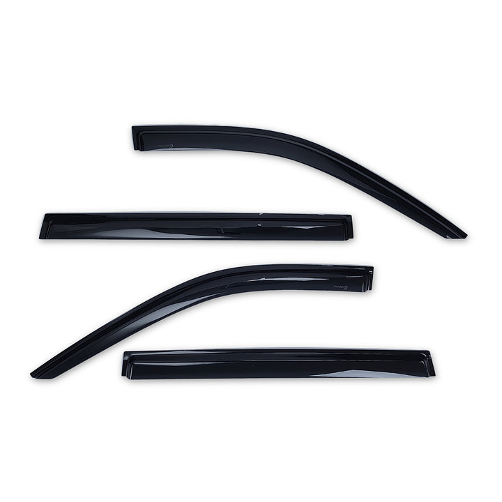 TrailFX DXTX4706H Rainguard Smoke Window Vents for Chevrolet Tahoe, GMC Yukon, Cadillac Escalade