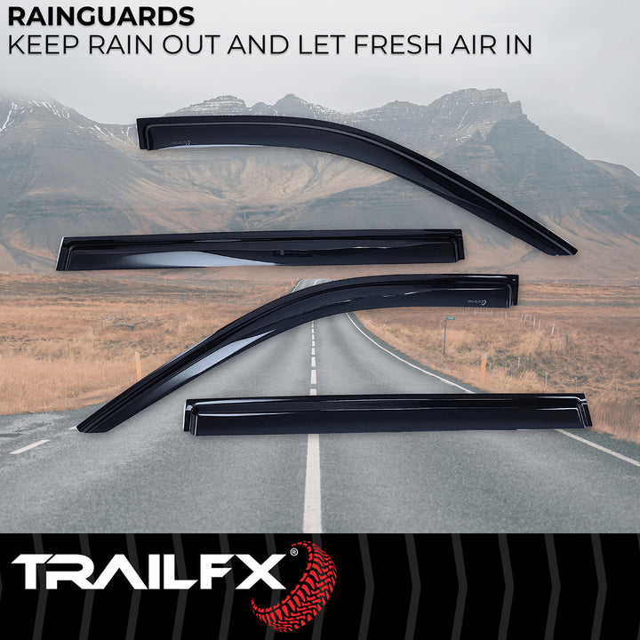 TrailFX DXTX4716H Rainguard Window Vents for Chevrolet Suburban and GMC Yukon XL