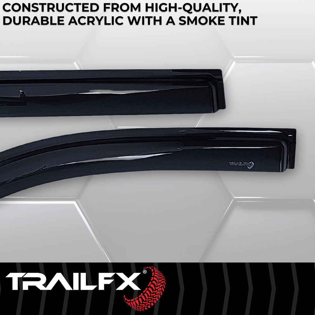 TrailFX DXTX4716H Rainguard Window Vents for Chevrolet Suburban and GMC Yukon XL