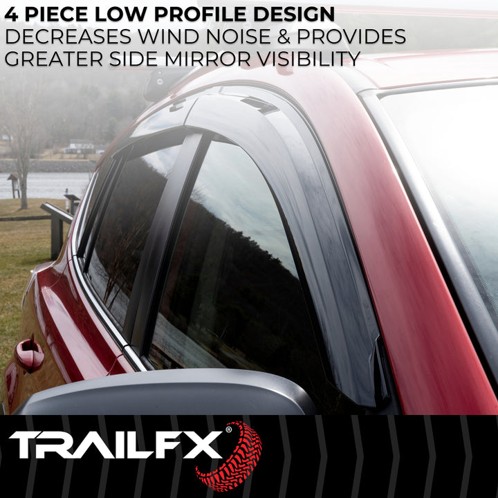 TrailFX DXTX4716H Rainguard Window Vents for Chevrolet Suburban and GMC Yukon XL