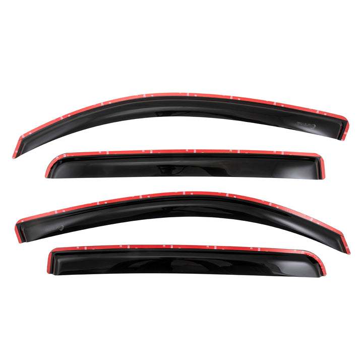 TrailFX DXTX4768IC Rainguard Low Profile Window Vents for Toyota Tacoma