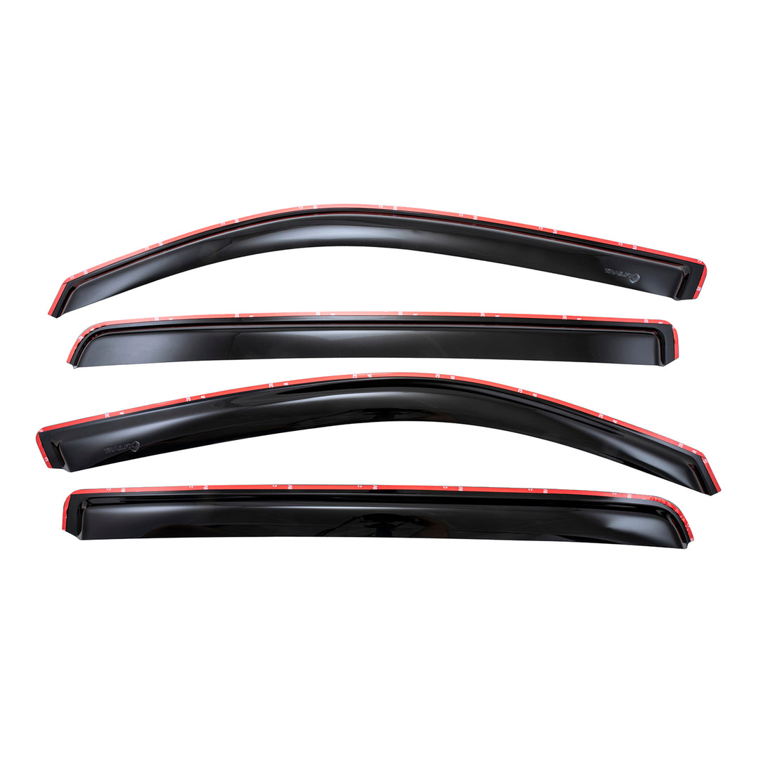 TrailFX Low Profile Smoke Acrylic Rainguard Window Vents for Ram 1500 (2019-2024)