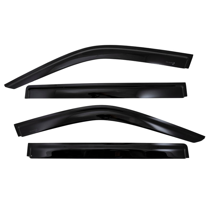 TrailFX Rainguard Smoke Acrylic Window Vents for Toyota Tundra (Set of 4)