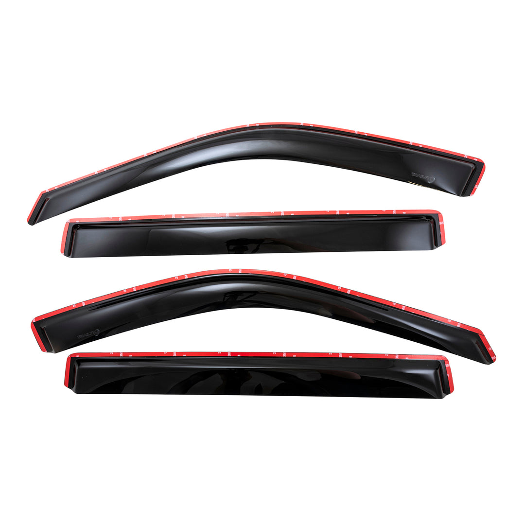 TrailFX Rainguard Smoke In-Channel Window Vents for Toyota Tundra (Sets of 4) Part # 4888IC