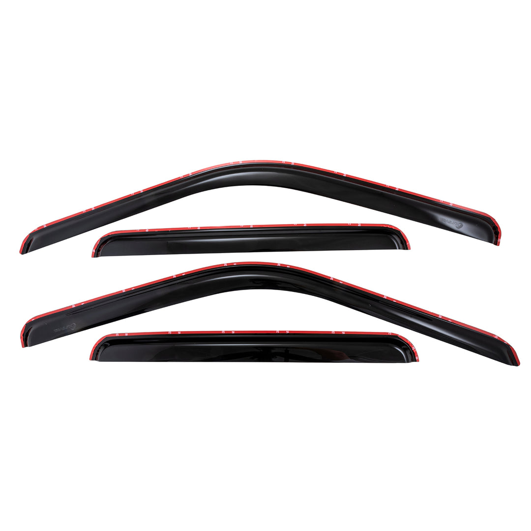 TrailFX DXTX4953IC Rainguard Smoke Window Vents for Ford Super Duty (2012-2014)