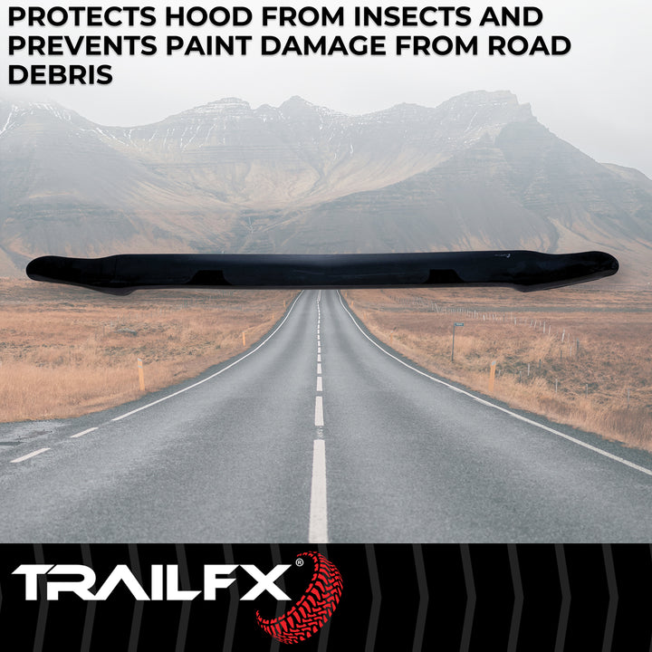 TrailFX 8489H Smoke Wrap-Around Bugshield for Chevrolet Suburban and Tahoe