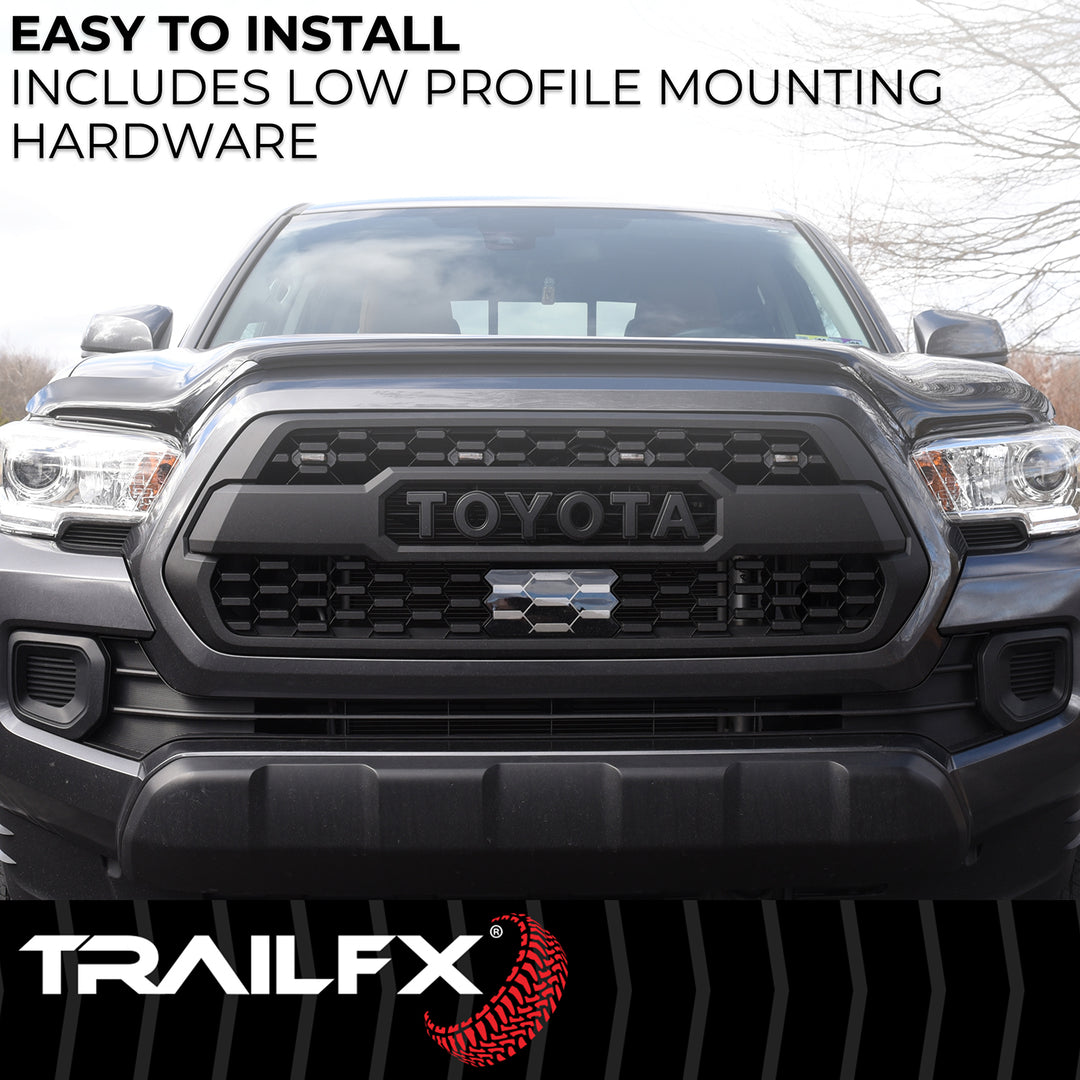 TrailFX Bugshield Wrap-Around Smoke Acrylic for Chevrolet Silverado 1500 (Part #8702H)