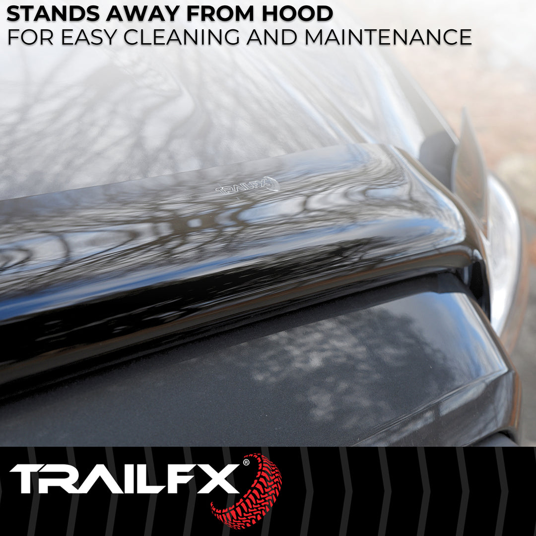 TrailFX Bugshield Wrap-Around Smoke Acrylic for Chevrolet Silverado 1500 (Part #8702H)