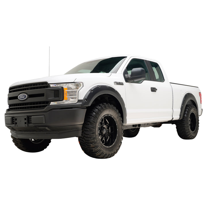 TrailFX PFFF3006T Fender Flare Tire Coverage Set – 2 Inch Tire Coverage, Textured Black ABS Plastic for Ford F-150 (2018-2020)