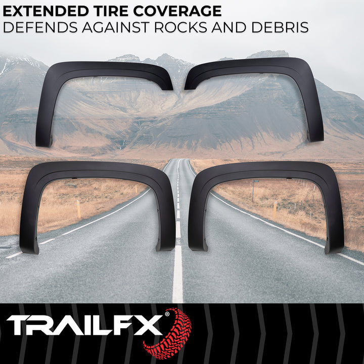 TrailFX TFC3001OE OE Style Fender Flares for Chevrolet Silverado – 4-Piece Set