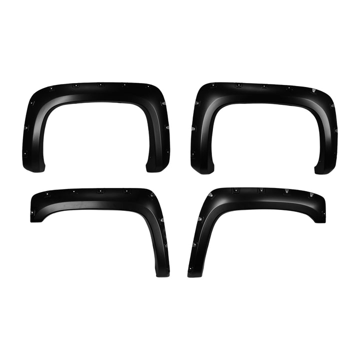 TrailFX TFC3001S Pocket Style Fender Flares for Chevrolet Silverado 1500, 2500 HD, 3500 HD (2012-2014)