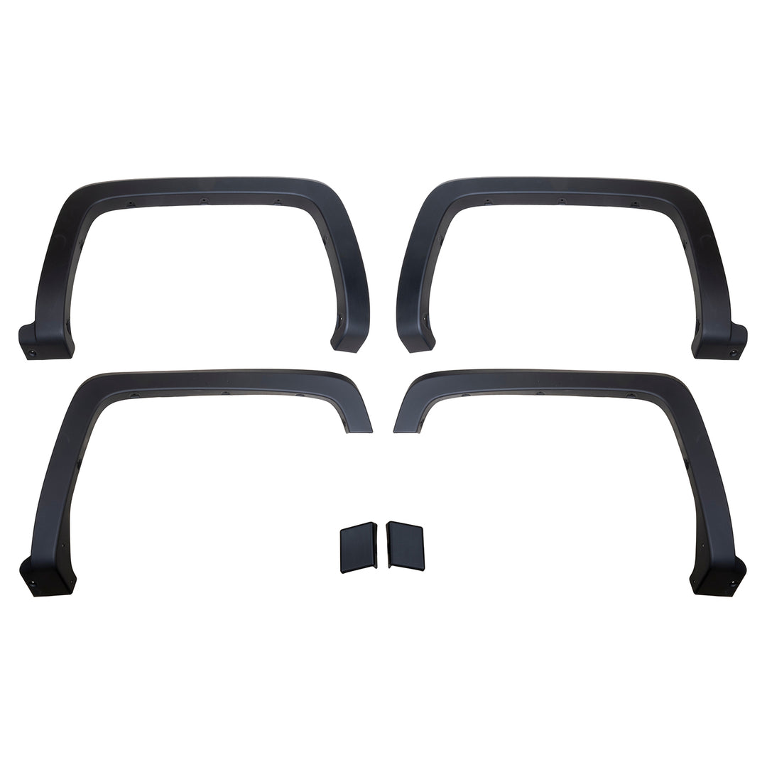 TrailFX OE Style Fender Flares for Chevrolet Silverado 1500, 2500 HD, 3500 HD – Impact-Resistant Polypropylene, Paintable, Set of 4