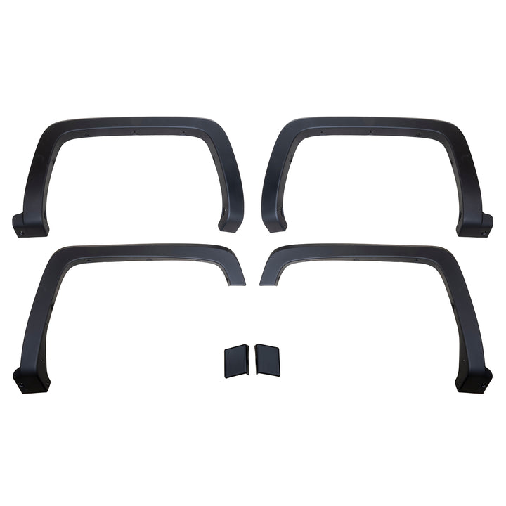 TrailFX OE Style Fender Flares for Chevrolet Silverado 1500, 2500 HD, 3500 HD – Impact-Resistant Polypropylene, Paintable, Set of 4