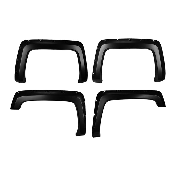 TrailFX TFC3002S Pocket Style Fender Flares for Chevy Silverado 1500, 2500 HD, 3500 HD