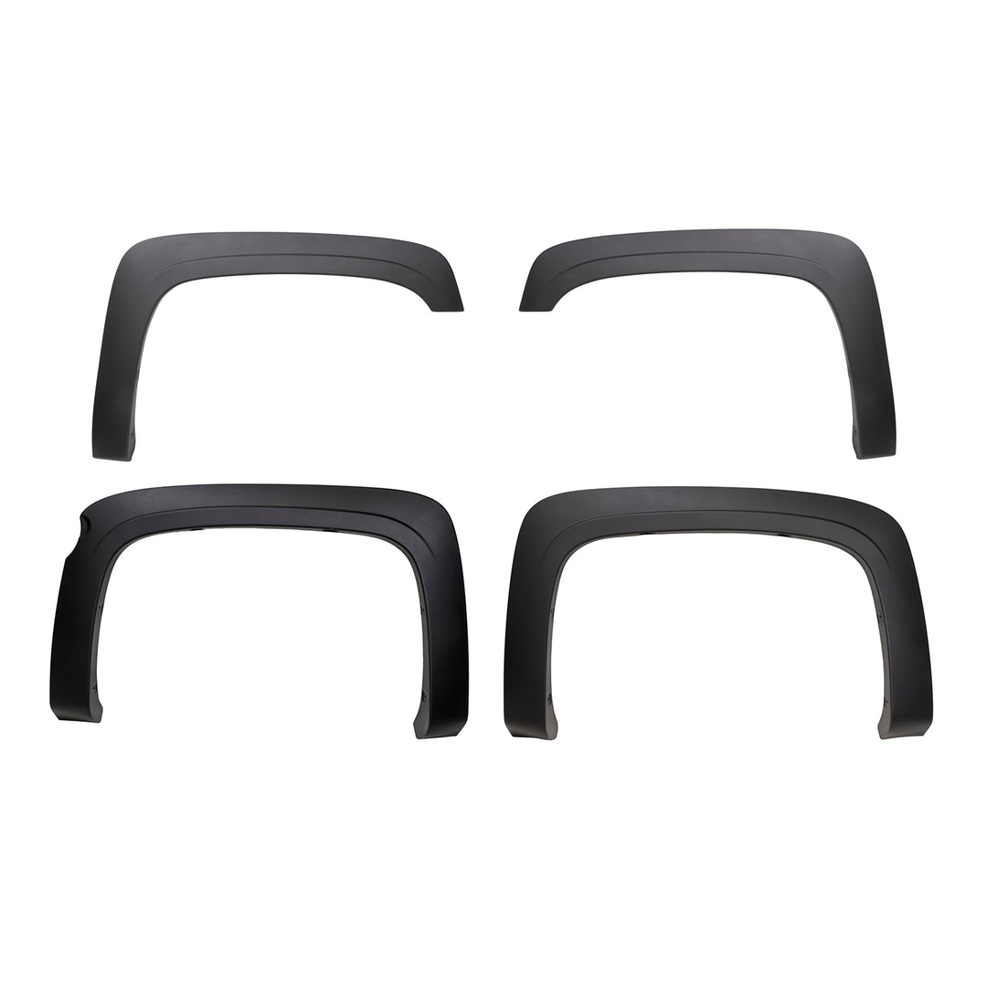 TrailFX OE Style Fender Flares for Chevrolet Silverado 1500 (2012-2013) – Impact-Resistant Polypropylene with Customizable Rivets
