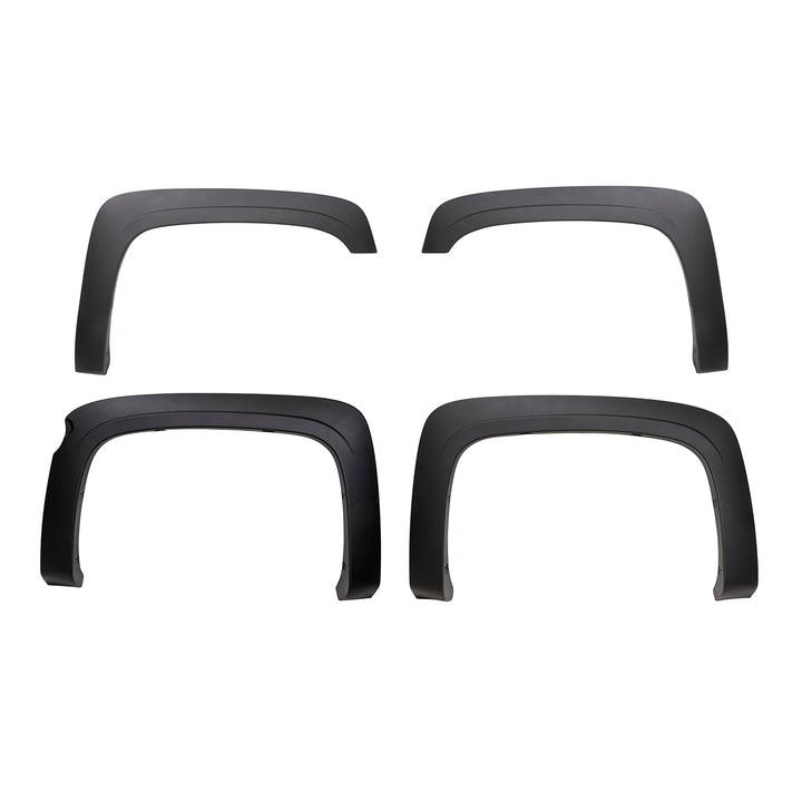 TrailFX OE Style Fender Flares for Chevrolet Silverado 1500 (2012-2013) – Impact-Resistant Polypropylene with Customizable Rivets