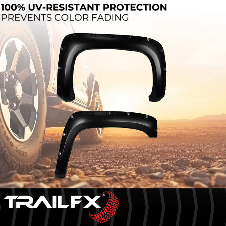 TrailFX TFC3003S Pocket Style Fender Flares for Chevrolet Silverado 1500