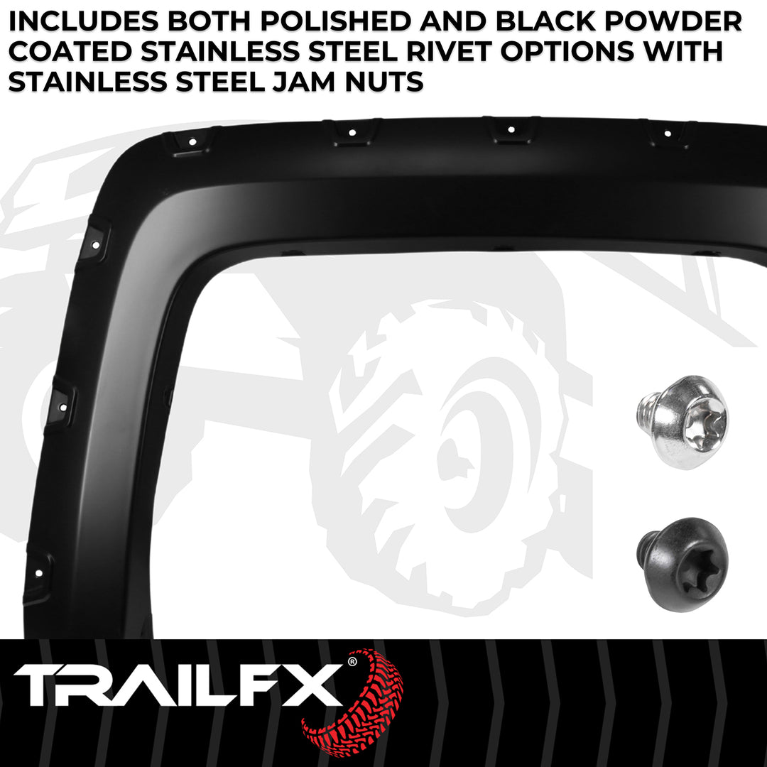 TrailFX TFC3003S Pocket Style Fender Flares for Chevrolet Silverado 1500