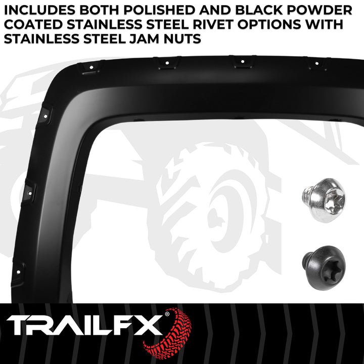 TrailFX TFC3003S Pocket Style Fender Flares for Chevrolet Silverado 1500