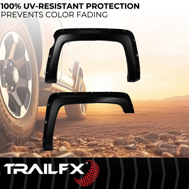 TrailFX TFC3004S Pocket Style Fender Flares for Chevrolet Silverado 1500