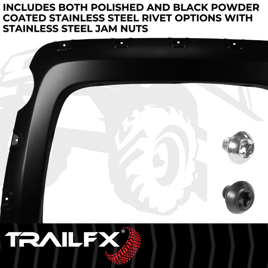 TrailFX TFC3004S Pocket Style Fender Flares for Chevrolet Silverado 1500