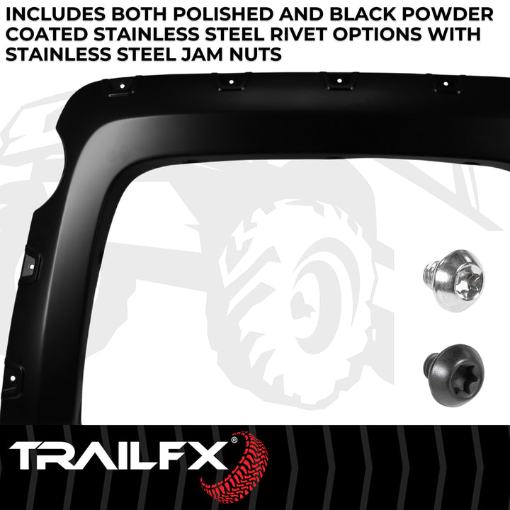 TrailFX TFC3004S Pocket Style Fender Flares for Chevrolet Silverado 1500