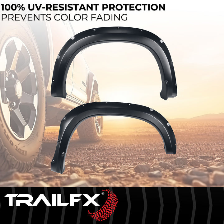 TrailFX TFC3005S Pocket Style Fender Flares for Chevrolet Silverado 1500