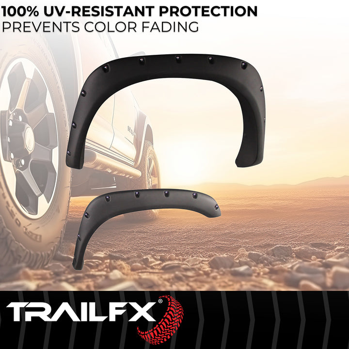 TrailFX TFD3001S Pocket Style Fender Flares for Dodge Ram 1500, 2500, 3500 (2004-2007)