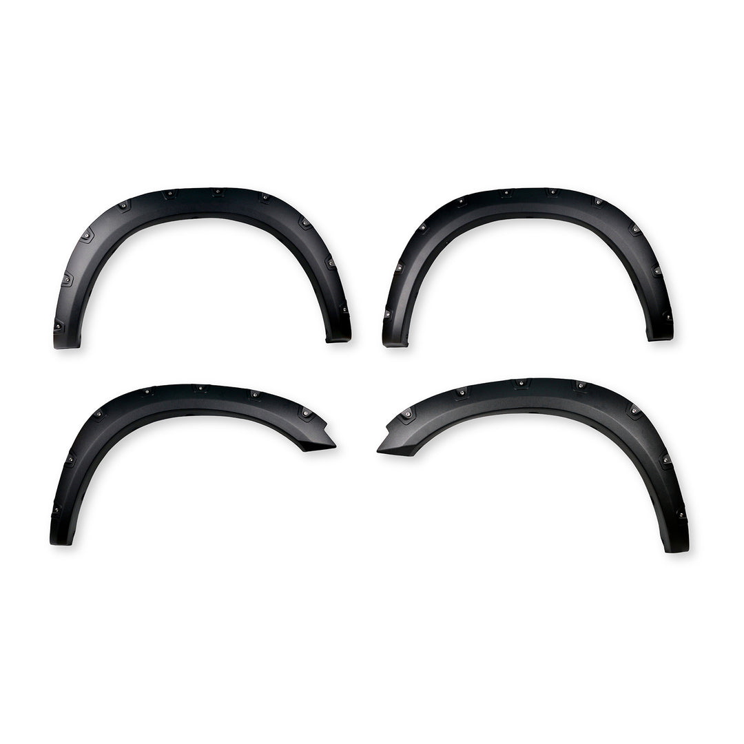 TrailFX TFD3002T Pocket Style Fender Flares for Ram 1500 (2012-2021) – Black Textured Polypropylene Set of 4