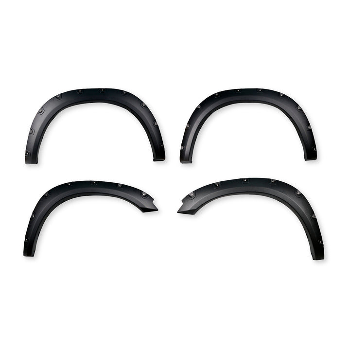 TrailFX TFD3002T Pocket Style Fender Flares for Ram 1500 (2012-2021) – Black Textured Polypropylene Set of 4