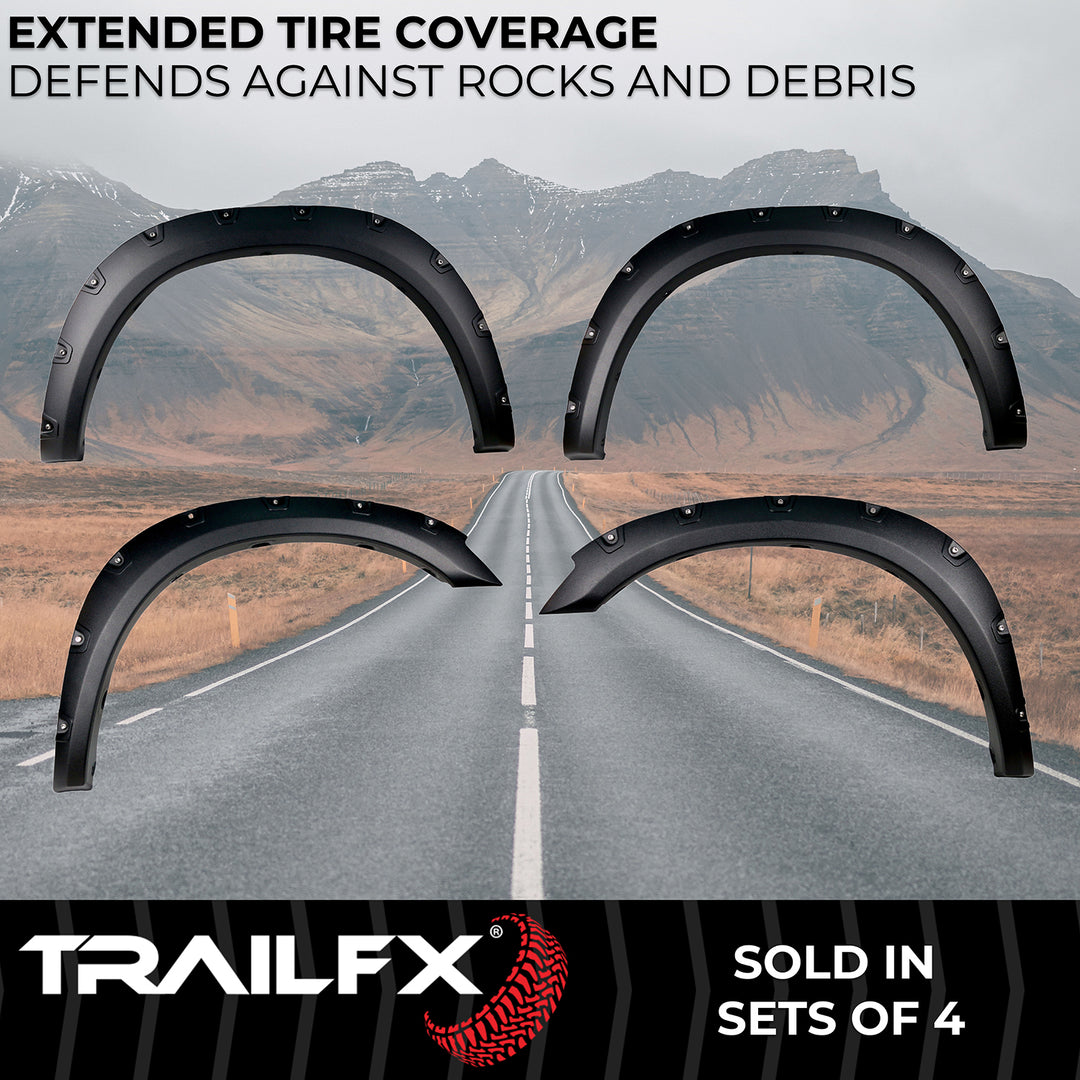 TrailFX TFD3004T Pocket Style Fender Flares for Ram 2500 and 3500