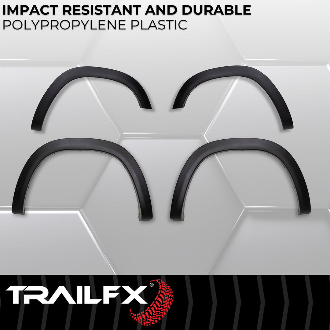 TrailFX OE Style Fender Flares for Ram 1500 – Impact-Resistant Polypropylene with Custom Rivets