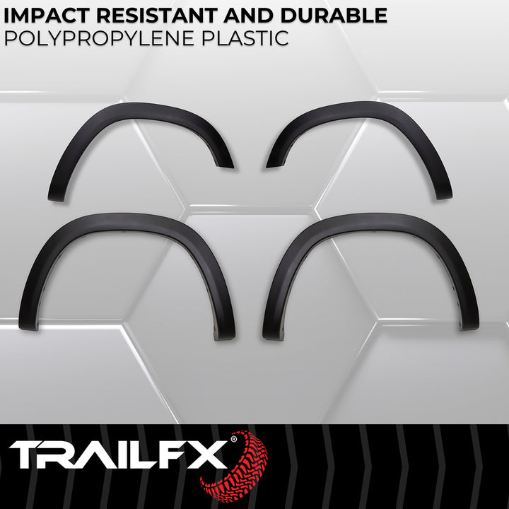 TrailFX OE Style Fender Flares for Ram 1500 – Impact-Resistant Polypropylene with Custom Rivets