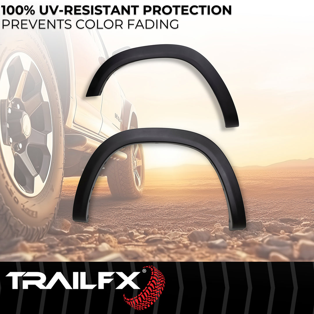 TrailFX OE Style Fender Flares for Ram 1500 – Impact-Resistant Polypropylene with Custom Rivets
