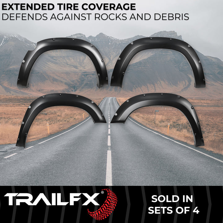 TrailFX TFD3005S Pocket Style Fender Flares for Ram 1500 (2019-2024)