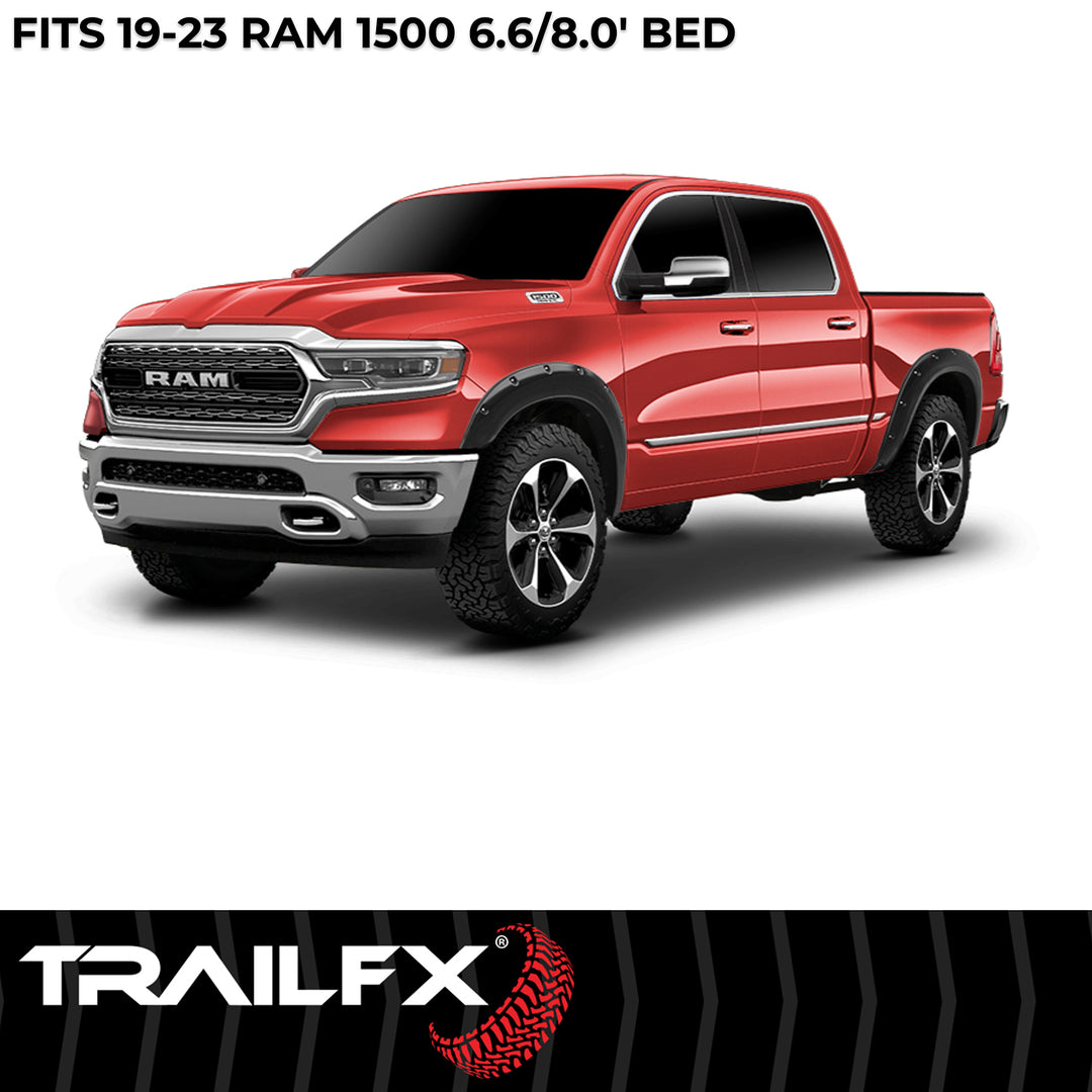 TrailFX TFD3005S Pocket Style Fender Flares for Ram 1500 (2019-2024)